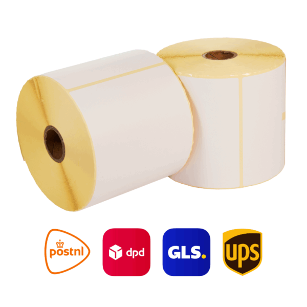 Verzendetiketten Zebra - 102 mm x 150 mm (Kern 25 mm) - 500 labels per rol - Afbeelding 2