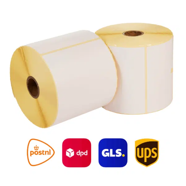 Verzendetiketten Zebra - 102 mm x 150 mm (Kern 25 mm) - 500 labels per rol - Afbeelding 2
