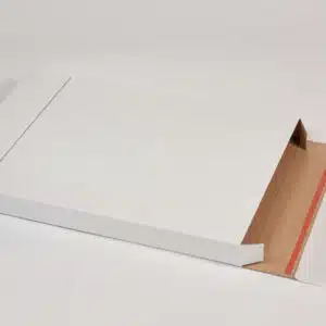 Brievenbusdoos A4+ Zijklep Wit (350 x 250 x 28 mm)