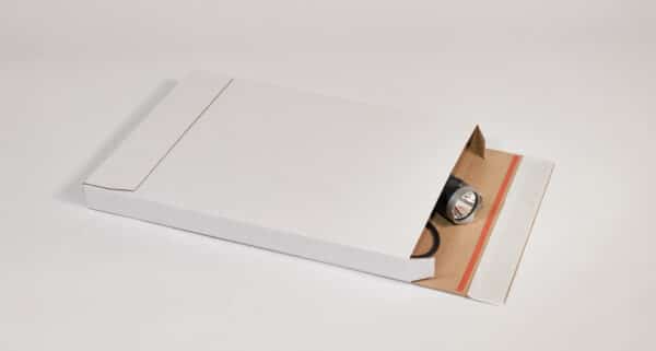 Brievenbusdoos A4+ Zijklep Wit (350 x 250 x 28 mm) - Afbeelding 3