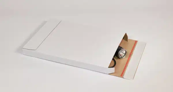 Brievenbusdoos A4+ Zijklep Wit (350 x 250 x 28 mm) - Afbeelding 3